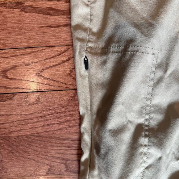 prAna Khaki Hiking Pants Womens 14 Standard Fit Outdoor Trail - Picture 6 of 9